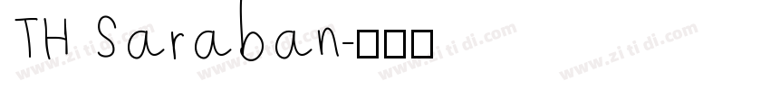 TH Saraban字体转换